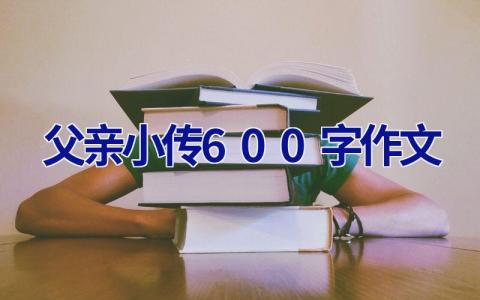 父亲小传600字作文