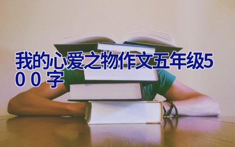 我的心爱之物作文五年级500字