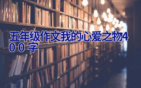 五年级作文我的心爱之物400字