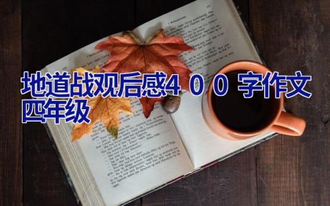 地道战观后感400字作文四年级